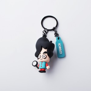 Přizpůsobené propagační PVC PVC Factory Price Metal Keychains Car Letter Food 3d Printing Free Design zdarma