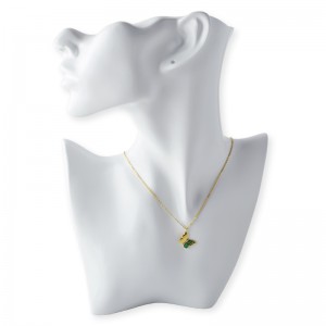 Motýlí tyč kamenný přívěsek náhrdelník 45 5 cm